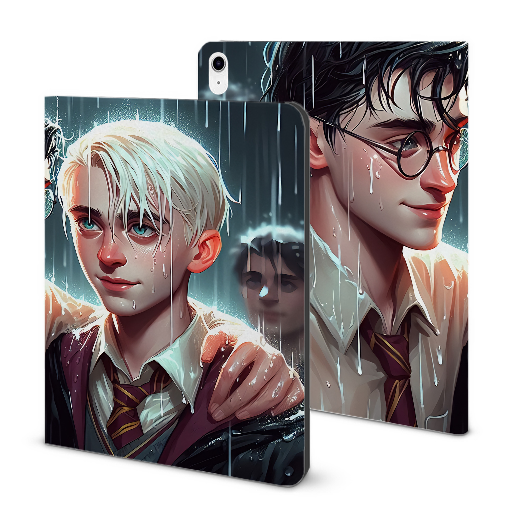 （画像用） Harry Potter ハリー・ポッターシリーズ IPad ケース ブック型 PUレザー TPU 耐衝撃 軽量 薄型 ペン収納なし 全面保護 IPad 各モデル対応